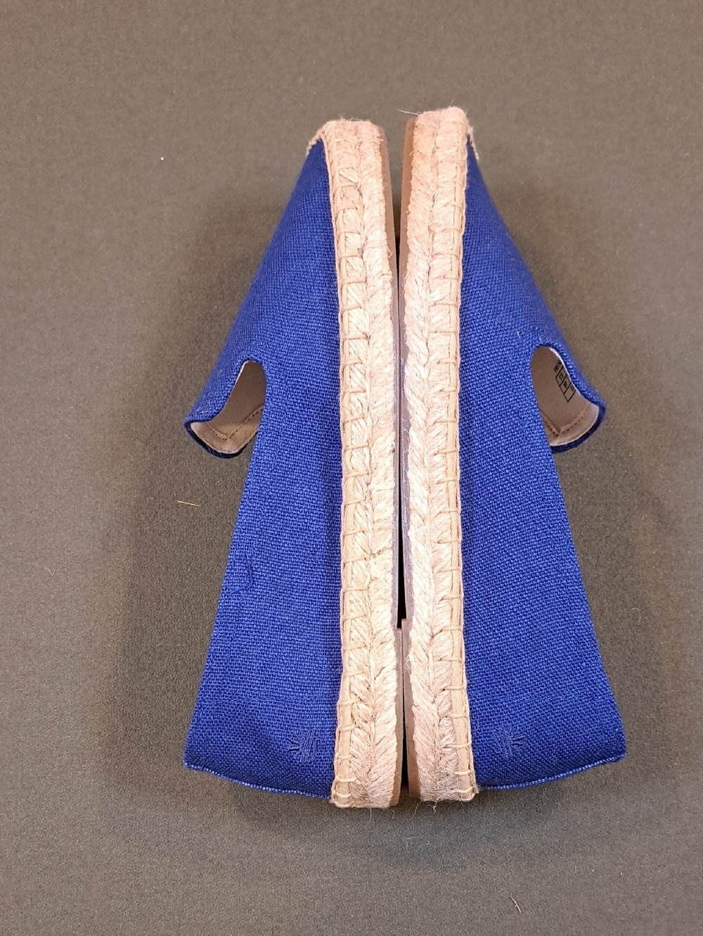 Soludos Espsadrille The Smoking Slipper - Color: Marlin Blue - Size: US 7-7.5 - Picture 7 of 9